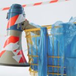 Kunststoffschredder im Einsatz in einem modernen Haushalt zur effizienten Abfallverwertung.